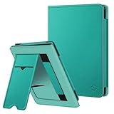 Fintie Hülle für Tolino Shine Color/Shine 5(2024)/Shine 4(2022) & Kobo Clara Colour/Clara BW(2024)/Clara 2E(2022) - Kickstand Hülle mit Kartenfach Handschlaufe und Auto Sleep/Wake, Jadegrün