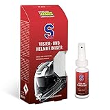 DR. WACK - S100 Visier- & Helmreiniger 100 ml inkl. Mikrofasertuch - Reiniger für Motorradhelm - Kratzfreie Reinigung für unterwegs - Für alle Visiere geeignet - Hochwertige Motorradpflege