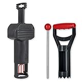 SWISSINNO Wühlmausfalle PRO SuperCat inkl. Zubehörset - Effiziente Schlagfalle gegen Feld- + Wühlmäuse, Patentierter Auslösemechansimus, Sicher + Wiederverwendbar - 1 Falle + 1 Zubehörset