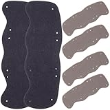 SHINEOFI 6 Stück Teiliges Hard Hat Sweatband Lang Schweißabsorbierendes Atmungsaktives Innenfutter für Schutzhelme Komfortabel Waschbar Einfache Montage Langlebiges Ersatz Helm zubehör