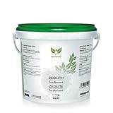 NaturaForte Zeolith Pulver 1 kg - Klinoptilolith 92%, Vulkanerde extra fein gemahlen in Premium Qualität, ohne Zusätze, Reines & naturbelassenes Vulkangestein