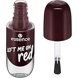 essence gel nail colour, Nagellack, Nr. 72, Rot, langanhaltend, Expressergebnis, schnelltrocknend, glänzend, farbintensiv, vegan, ohne Mikroplastikpartikel, ohne Parfüm, ohne Parabene, 1er Pack (8ml)