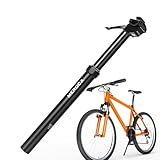 Fahrrad Dropper Sattelstütze, Hydraulische Erwachsene Teleskopsattelstütze, 30,9/31,6mm Höhenverstellbare Aluminiumlegierung Für Fahrrad , Gesamtlänge 445mm