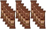 Vilgain Plant Protein Energy Balls - Vegane Energiebällchen ohne Zuckerzusatz - Glutenfrei - 15x45g (3 x 15g) - Proteinriegel, Vegan, Ballaststoffreich, Snack, Sport, Riegel