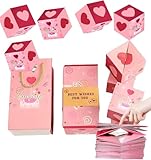 Überraschungsbox 10er-Pack, faltbare Geschenkboxen, knallende Mystery Surprise Box