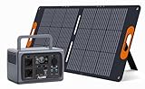 ALLWEI Solargenerator 600W mit 100W Solarpanel, 461Wh Tragbare Powerstation, PD100W USB-C Zwei-Wege-Ladung, 230V AC, 124800mAh Akku Mobiler Stromspeicher für Outdoor Camping Notfall Stromausfälle…