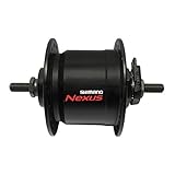 SHIMANO Nexus DH-C3000-3N Nabendynamo 3 Watt für Felgenbremse/Schraubachse schwarz 2020 Naben für Fahrrad