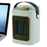 Space Heater Indoor, Electric Desk Warmer, Ptc Fast Heating, Multiple Safety Protection, Compact Portable Design, 5.71 * 5.12 * 7.87 Inches, Ideal For Home Comfort Necessity