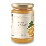 Agrisicilia Orangenmarmelade 360g – Brotaufstrich aus Sizilien – italienische Spezialität – Konfitüre fürs Frühstück zum Brötchen oder Brot