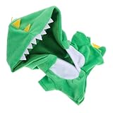 Toyvian Dinosaurier-Strampler Plüsch-Puppenpyjama Puppe Plüschkleidung Hose Schlafanzug für Männer Puppen-Cartoon-Kleidung dekoratives Puppenkostüm dreidimensional Einteilige Kleidung Baby