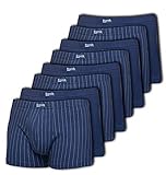 Frank Fields Herren Retro-Pants 8er Pack aus 95% Baumwolle und 5% Elasthan, Farbe:Navy, Größe:L