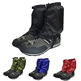 Veemoon 1 Paar Leichte wasserdichte Gamaschen Für Damen Und – Kurz Und Ideal Für Outdoor-Aktivitäten Wie Wandern Und Klettern Dunkelgrün