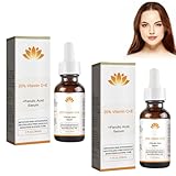 Vitamin C Serum Für Gesicht, Vitamin E Serum Für Gesicht, Hyaluronsäure Gesichtsserum, Anti-Wrinkle Serum, Vitamin C+E Gesichtsessenz, Reduziert Feine Linien Und Hellt Den Hautton Auf, 2 Stück