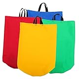 Hohopeti 4 Stück Sprungsack Für Kinder Kartoffelsack Hofspiele Feldtagsspiele Outdoor-spielsets Kartoffeltütenspiel Outdoor-springsack Hof Spiele Geschenkartikel Stoff Tasche Eltern-Kind