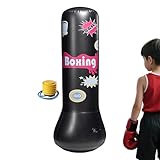 Kid Boxsack - Boxen Praxis Sandsack - Aufblasbarer Boxsack für Fitness, Fitnessstudio, Training, Arbeitsplatz, Outdoor