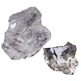 FUNOMOCYA Naturkristall Quarzrohstein Mineralprobe Klar Naturbelassen für Geologieunterricht Lehrmaterialien