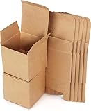 15 Stk Geschenkboxen Kraftpapier,Karton Schachteln 13 x 13 x 13cm, Geschenkbox mit deckel, Schachtel mit deckel, Geschenkbox Quadratisch für Geschenke, Party, Geburtstag, Hochzeit