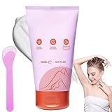 Bye Bye Bush Enthaarungscreme, bye bye bush oyo Enthaarungscreme Intimbereich Für Gesicht, Beine Und Achseln, Sanfte Formel, Comfort Haarentfernungscreme Intimbereich