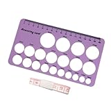 Weiches, lebensmittelechtes Silikon Messwerkzeug zur Bestimmung der Brustwarzengröße mit Doppel Zentimeter und Zoll Skala Laktationszubehör Messset