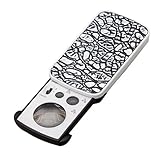 Kleine LED-beleuchtete Lupe, 30 x 60 x 90 x, herausziehbare Lupe für Schmuck, Stein, Münzen und Briefmarken