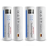 4X GLK-Technologies® High Power 5000 mAh 3,7V NiMH Flat Top Akku 4 STK