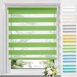 Rollo 80x200 cm – 100% Verdunkelung Thermostoff mit Montageset – Ideal für Kinderzimmer, Schlafzimmer & Reisen – Stilvolles Grün Design