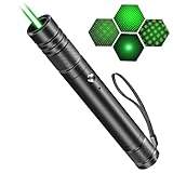 WELLXUNK Taschenlampe Aufladbar USB, Handheld Taschenlampe Klein, leistungsstark, Präsentationsgerät, mit 4 Lichtmodi, Grün [Energieklasse A++] [Energieklasse A+] (1 Stück)
