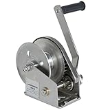 544.3 kg Edelstahl-Handseilwinde – selbstsichernd mit Drahtseillänge 5–30 m, ideal für Frachtumschlag, Heben und Traktion, unterstützt Auf- und Abwärtsbewegungen bis zu 150 kg