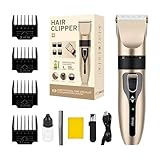 Haarschneider Männer - Elektrische Pflegeschneiderin, Bart -Rasierer -Werkzeug | Wasserdichtes wiederaufladbares Klingensystem, Edger- und Liner -Kit, das während der täglichen Bartpflege verwendet wi