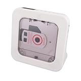 Hamwesh Tragbarer CD-Player, Bluetooth 5.3 Desktop-CD-Musik-Player mit LED-Anzeige und Fernbedienung, für Heim-Auto-Android-TV-Laptops