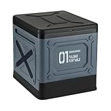 Tragbare Campingtoilette – Tragbare faltbare Toilette für Erwachsene | Faltbarer Reise-Kloeimer | Robuster Camping-WC-Eimer mit Deckel | Toilette mit klappbarem Sitz