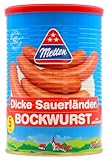 Metten Dicke Sauerländer Bockwurst 500g (5x100g) SPARPACK 12 Stück