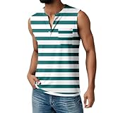 Herren-Tanktops Für Den Alltag Freizeitausflüge Sommeraktivitnten. Lockere Passform Mit Farbverlaufsdruck-Design Perfekt Zum Kombinieren Jeans.