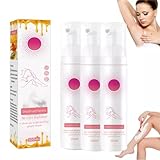 Belle Body Haarentfernung Schaum, Haarentfernungsschaum Belle Body, Honig Mousse Haarentfernungsspray, für Arme, Achseln Und Beine (3 Flaschen)