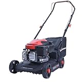 STAHLMANN Rasenmäher Benzin mit Antrieb BR390 – 4,0PS (2,9kW) 127ccm mit Antrieb, 39cm Schnittbreite, Mulchen, Schnitthöhenverstellung, kompaktes Design, 35L großer Fangkorb