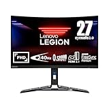 Lenovo Legion R27fc-30 68,6 cm (27 Zoll) Gaming-Monitor | FHD, 1080p, 240Hz, VA, 0,5ms, HDMI, DP | AMD Freesync, NVIDIA G-SYNC kompatibel | PS5, Xbox, PC Bildschirm