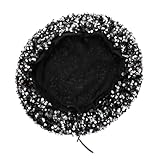 CTIRCHIU Glitzernde Pailletten Baskenmütze für Damen Leichte Winterbarett Modischer Silberner Glitzerhut für Herbst Reisen und Partys