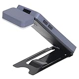 AUNMAS Verstellbare Klemmleuchte Zum Lesen, Wiederaufladbare, Mehrfarbige LED-Buchlampe mit USB, Tragbare und Flexible Buchleuchte für Wohnheim, Kopfteil, Zoombare Schreibtischlampe