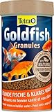Tetra Goldfish Granules - Granulat-Fischfutter für alle Goldfische und andere Kaltwasserfische, 250 ml Dose