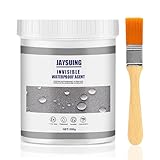 XULEGGNK Transparentes Wasserdichtes Beschichtungsmittel, Dichtmasse Wasserdicht, Wasserdichte Isolier-Dichtstoff-Emulsion, Wasserdichtes Anti-Leck Mittel, Invisible Waterproof Agent, 300g