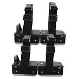 Supvox 1 Paar Kleinkind-Schlittschuhe Verstellbar Doppelkufe Mit Riemen Jungen-Hockey-Schlittschuhe Kleinkind-Schlittschuhe Trainingsschuhe Schwarz