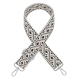 Miss Lulu Verstellbarer Schultergurt für Taschen Taschengurte zum Wechseln 3.8cm Breite Retro Schulterriemen mit Karabiner für Schultertaschen Handtaschen Crossbody Bag