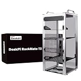 GeeekPi 12U Server-Schrank, 10-Zoll-Server-Rack für Netzwerk-, Server-, Audio- und Videoausrüstung, DeskPi RackMate T2 Rackmount-Server-Gehäuse