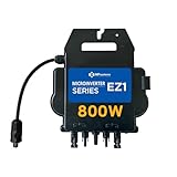 APsystems EZ1-M 800W Mikrowechselrichter mit WLAN & Bluetooth, PV VDE Zertifiziert, Plug & Play Wechselrichter ideal für Balkonkraftwerk