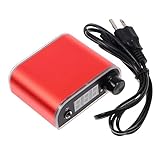 UTHCLO 1 Stück Mini -tattoo -stromversorgung Maschinenzubehör Liner-netzteil Led-display Stromversorgung Tattoo-maschinen-kit Tattoos Zubehör Stromversorgung Für Liner Abs Rot