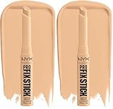 NYX Professional Makeup Korrigierender Concealer, Kaschiert Augenringe, Unreinheiten, dunkle Flecken und Verfärbungen ab, Mit Hyaluron, 12 Stunden Halt, Vegane Formel, Pro Fix Stick, Neutral
