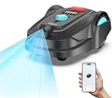 YARDCARE M800Plus Mähroboter ohne Begrenzungskabel Empf.800m², GPS-Positionierung+KI Vision Navigation, U-förmiges Schneiden, Automatische Rückkehr Ladestation+App, Smarte Hindernisvermeidung