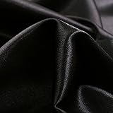 Yiemoge Satin-Fotohintergrund, Seide, glänzender Stoff, Hintergrund für Waren, Handwerk, Schmuck, Kosmetik, Lebensmittel-Fotoshootings und flache Lay (schwarz, 100 x 75 cm)