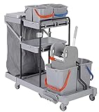 50% Recycling-Material BELLANET großer Profi Reinigungswagen für Hotel, Gastronomie und Gebäudereinigung