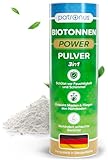 Patronus Biotonnen-Pulver bei Maden, Ungeziefer und üblem Geruch 500g - effektives Biomüll-Pulver verhindert Schimmel und Feuchtigkeit - biologisch abbaubar für kompostierbare Abfälle